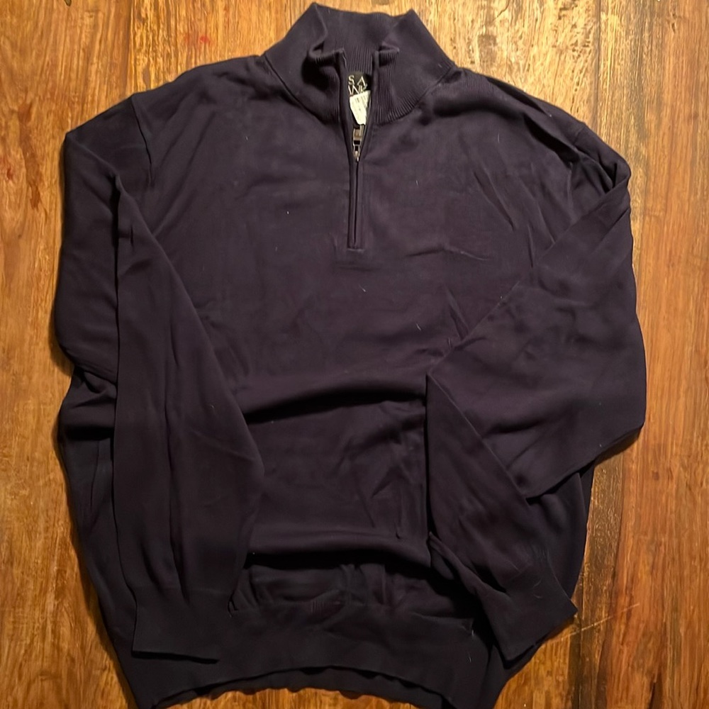 Jos A Bank Pima cotton sweater. Perfect weight for c spring